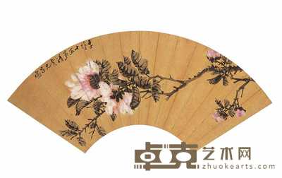 邓启昌 花卉 51×17.5cm